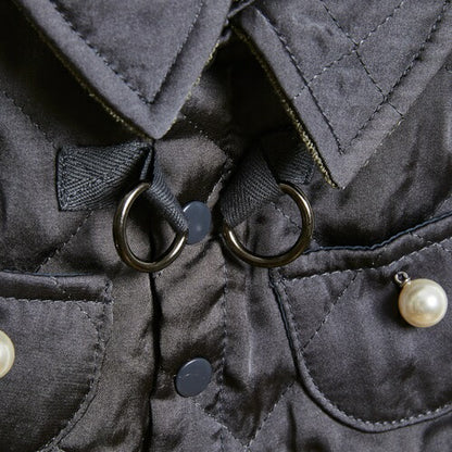 ルイスドッグlouisdogWalkingJacket/CharcoalArt【小型犬犬服アウタージャケットセレブ】