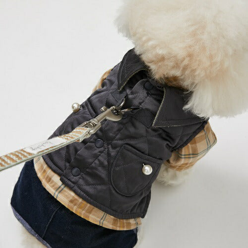 ルイスドッグlouisdogWalkingJacket/CharcoalArt【小型犬犬服アウタージャケットセレブ】