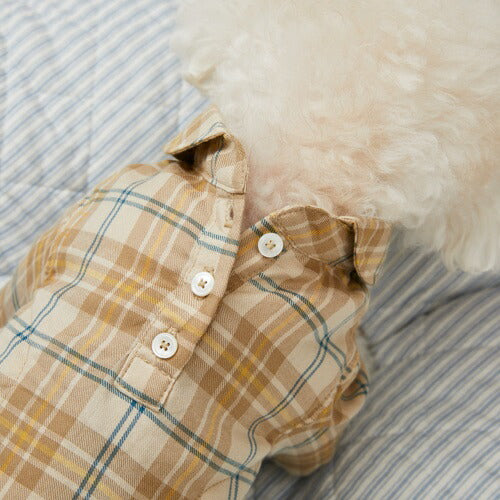 ルイスドッグlouisdogClassyPlaidShirtDress【小型犬犬服トップスシャツワンピースドレスセレブ】