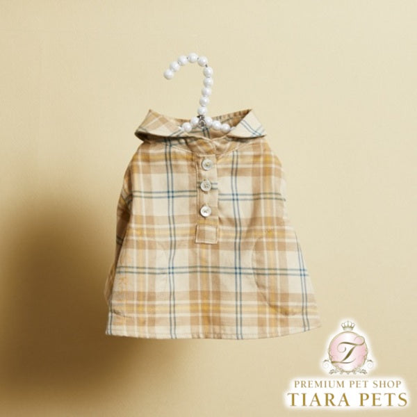 ルイスドッグlouisdogClassyPlaidShirtDress【小型犬犬服トップスシャツワンピースドレスセレブ】
