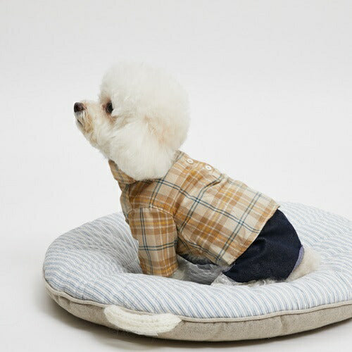 ルイスドッグlouisdogClassyPlaidShirtDress【小型犬犬服トップスシャツワンピースドレスセレブ】
