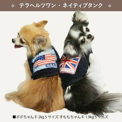 クークチュール Coo Couture テラヘルツワン・ネイティブタンク［12459］【犬タンクトップ 小型犬 中型犬 大型犬 犬服秋冬犬介護服】