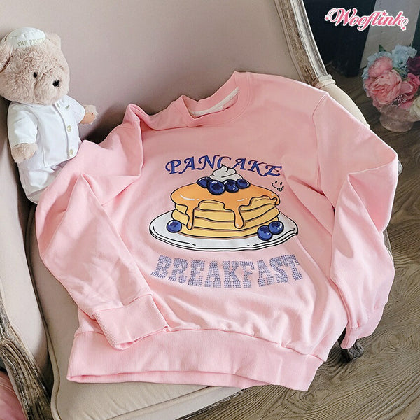 ウーフリンクWOOFLINKPANCAKEBREAKFASTSWEATSHIRTFORMOM【オーナー用トップススウェットセレブ】