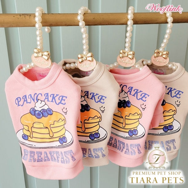 ウーフリンクWOOFLINKPANCAKEBREAKFASTSWEATSHIRT【小型犬犬服トップススウェットシャツセレブ】