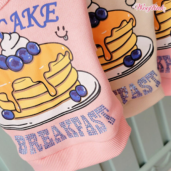 ウーフリンクWOOFLINKPANCAKEBREAKFASTSWEATSHIRT【小型犬犬服トップススウェットシャツセレブ】