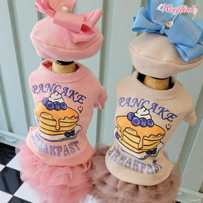 ウーフリンクWOOFLINKPANCAKEBREAKFASTSWEATSHIRT【小型犬犬服トップススウェットシャツセレブ】
