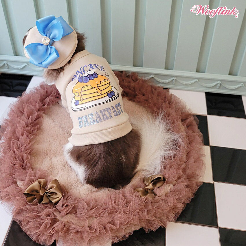 ウーフリンクWOOFLINKPANCAKEBREAKFASTSWEATSHIRT【小型犬犬服トップススウェットシャツセレブ】