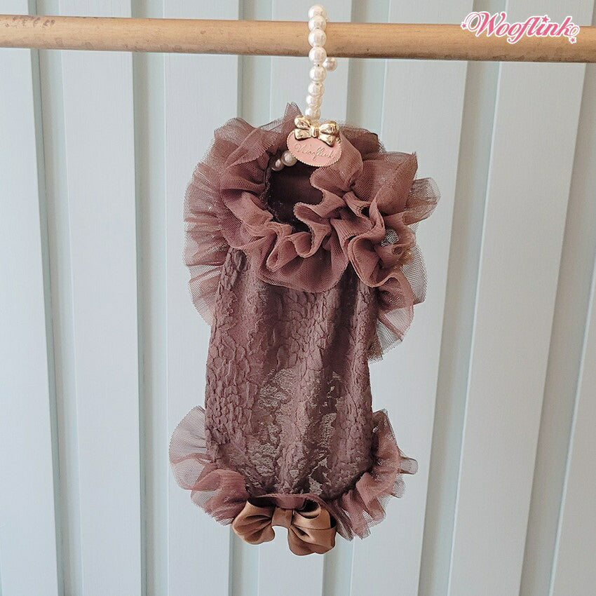 ウーフリンクWOOFLINKHI,FALLBLOUSE【小型犬犬服トップスブラウスセレブ】