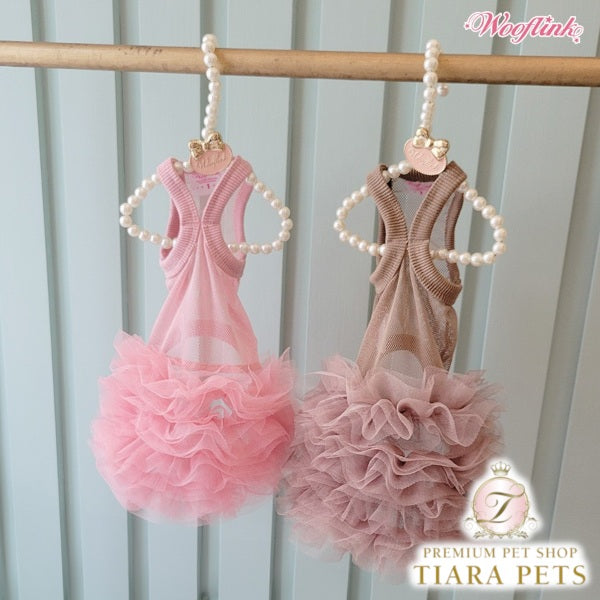 ウーフリンクWOOFLINKBABYTULLEDRESS【小型犬犬服ワンピースドレスセレブ】