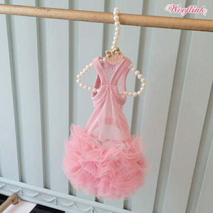 ウーフリンクWOOFLINKBABYTULLEDRESS【小型犬犬服ワンピースドレスセレブ】