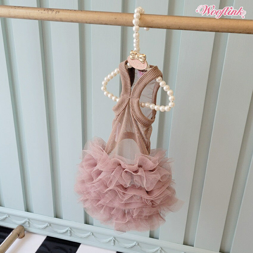 ウーフリンクWOOFLINKBABYTULLEDRESS【小型犬犬服ワンピースドレスセレブ】