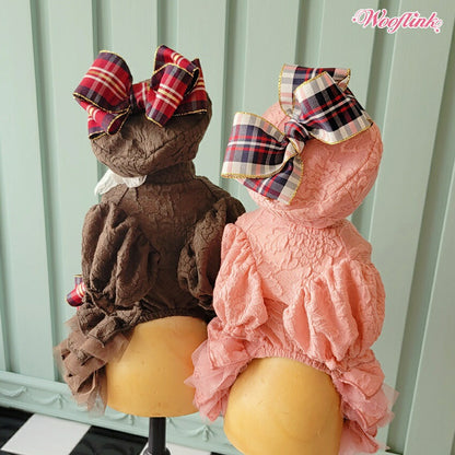 ウーフリンクWOOFLINKHI,FALLDRESS【小型犬犬服ワンピースドレスセレブ】