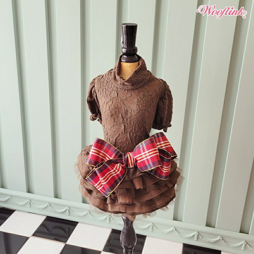 ウーフリンクWOOFLINKHI,FALLDRESS【小型犬犬服ワンピースドレスセレブ】