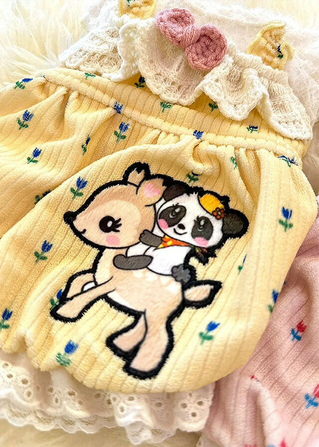 J&Kアニマルズ J&K animals ☆予約受付中☆お花バンビ ワンピース【小型犬 犬服 ワンピース ドレス】