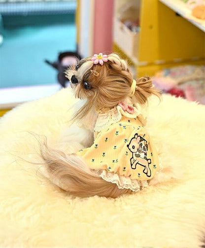 J&Kアニマルズ J&K animals ☆予約受付中☆お花バンビ ワンピース【小型犬 犬服 ワンピース ドレス】