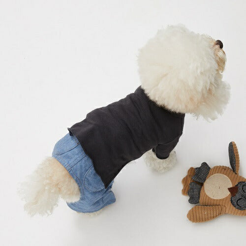 ルイスドッグ louisdog My High Neck/Deep Charcoal【小型犬 犬服 トップス ニット セーター セレブ】