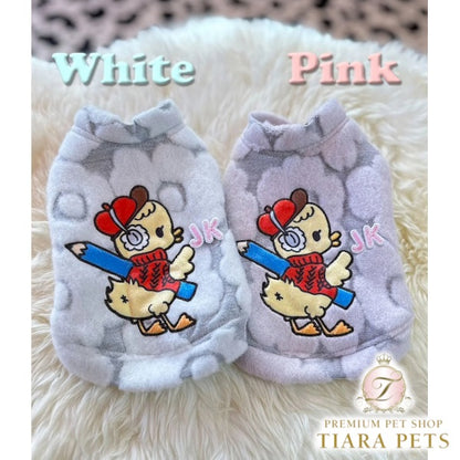 J&Kアニマルズ J&K animals ☆予約受付中☆あひる先生ブルゾン【小型犬 犬服 アウター ブルゾン ジャケット】