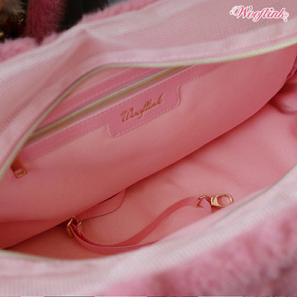 ウーフリンク WOOFLINK LUXE BAG 3 FUR【小型犬 ママ用 オーナー用 キャリーバッグ ショルダーバッグ セレブ】