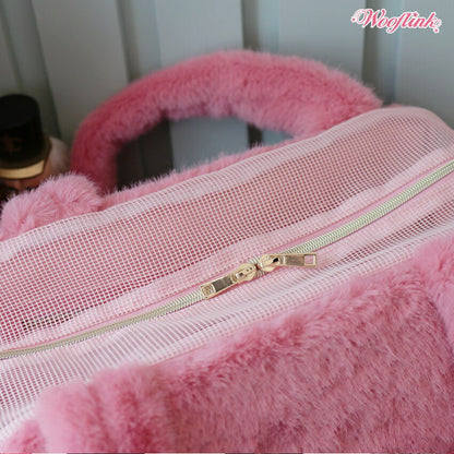 ウーフリンク WOOFLINK LUXE BAG 3 FUR【小型犬 ママ用 オーナー用 キャリーバッグ ショルダーバッグ セレブ】