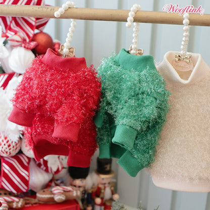 ウーフリンク WOOFLINK PERFECT HOLIDAY SWEATER【小型犬 犬服 トップス ニット セーター セレブ】