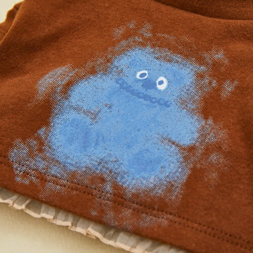 ルイスドッグ louisdog Ghost Teddy TEE/Camel【小型犬 犬服 トップス Tシャツ セレブ】
