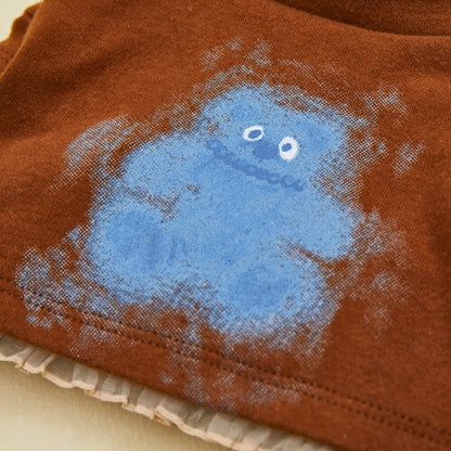 ルイスドッグ louisdog Ghost Teddy TEE/Camel【小型犬 犬服 トップス Tシャツ セレブ】