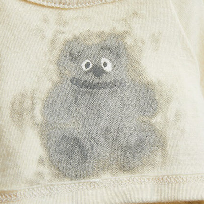 ルイスドッグ louisdog Ghost Teddy TEE/Cream【小型犬 犬服 トップス Tシャツ セレブ】