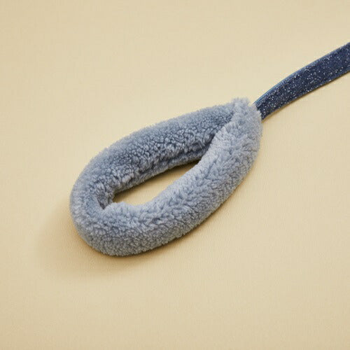 ルイスドッグ louisdog For Hand Leash/Teddy Blue & Velour【小型犬 犬用 リード お散歩 セレブ】
