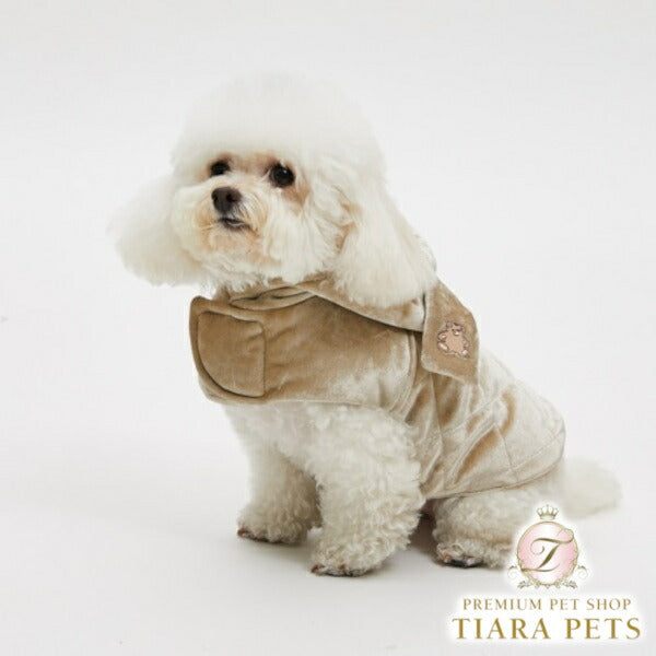 ルイスドッグ louisdog Walking Jacket/Velour【小型犬 犬服 アウター ジャケット セレブ】