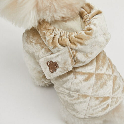ルイスドッグ louisdog Walking Jacket/Velour【小型犬 犬服 アウター ジャケット セレブ】
