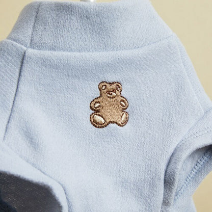 ルイスドッグ louisdog Liberty Baby Frill TEE/Sky Blue【小型犬 犬服 トップス Tシャツ セレブ】