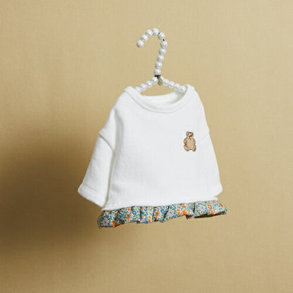 ルイスドッグ louisdog Liberty Baby Frill TEE/White【小型犬 犬服 トップス Tシャツ セレブ】