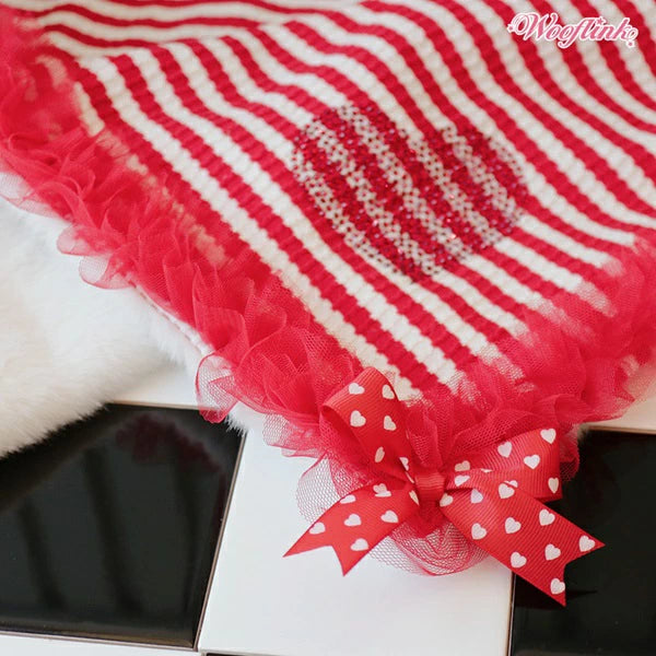 ウーフリンク WOOFLINK BE MY VALENTINE BLANKET【小型犬 犬用 ブランケット セレブ】