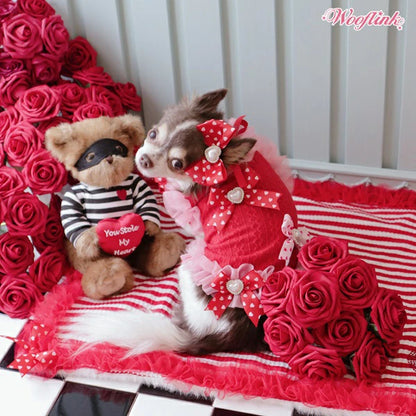 ウーフリンク WOOFLINK BE MY VALENTINE BLANKET【小型犬 犬用 ブランケット セレブ】