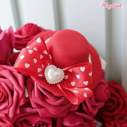 ウーフリンク WOOFLINK SOMEONE SPECIAL FASCINATOR HAT【小型犬 犬用 帽子 ハット セレブ】
