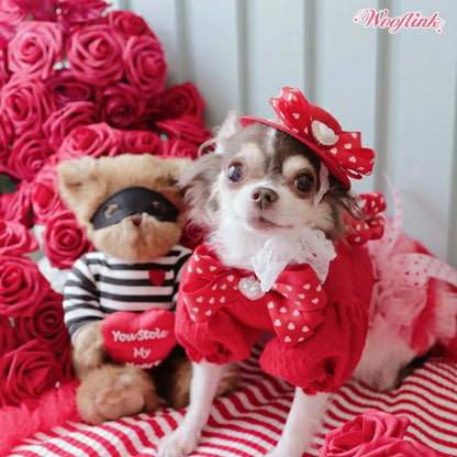ウーフリンク WOOFLINK SOMEONE SPECIAL FASCINATOR HAT【小型犬 犬用 帽子 ハット セレブ】
