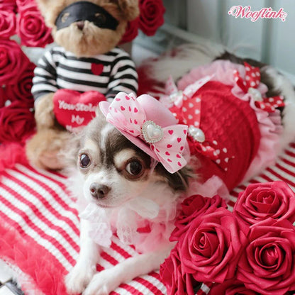 ウーフリンク WOOFLINK SOMEONE SPECIAL FASCINATOR HAT【小型犬 犬用 帽子 ハット セレブ】