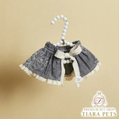 ルイスドッグ louisdog Denim On Me Cape【小型犬 犬用 アクセサリー ケープ 付け襟 セレブ】
