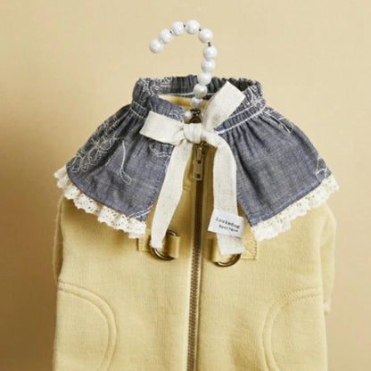ルイスドッグ louisdog Denim On Me Cape【小型犬 犬用 アクセサリー ケープ 付け襟 セレブ】