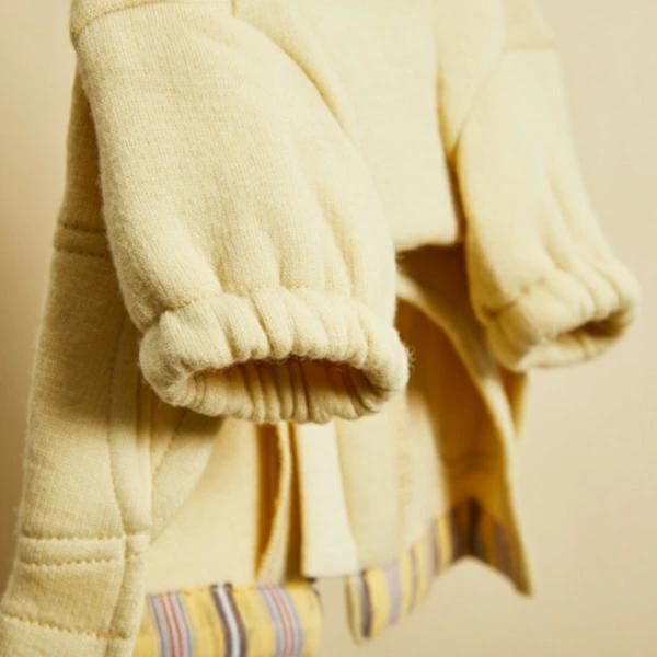 ルイスドッグ louisdog Virgin Wool Walking Coat/Butter【小型犬 犬服 アウター コート セレブ】