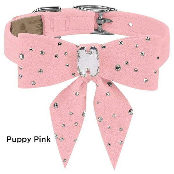 スーザンランシー Susan Lanci DESIGNS Silver Stardust Tail Bow Collar 受注生産【小型犬 犬用 ハーネス セレブ】