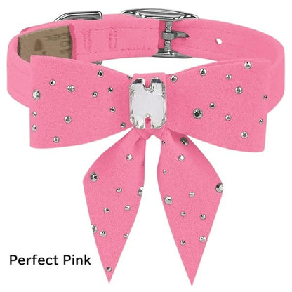 スーザンランシー Susan Lanci DESIGNS Silver Stardust Tail Bow Collar 受注生産【小型犬 犬用 ハーネス セレブ】