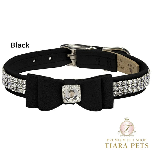 スーザンランシー  Susan Lanci DESIGNS Big Bow 3 Row Giltmore Collar 受注生産【小型犬 犬用 ハーネス セレブ】