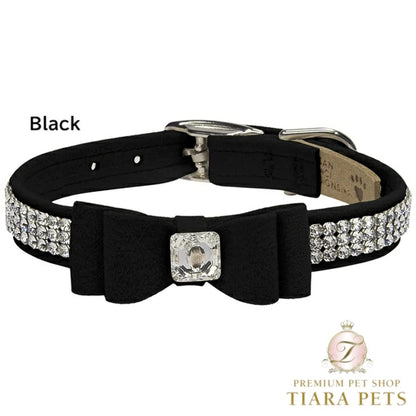 スーザンランシー  Susan Lanci DESIGNS Big Bow 3 Row Giltmore Collar 受注生産【小型犬 犬用 ハーネス セレブ】