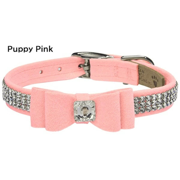 スーザンランシー  Susan Lanci DESIGNS Big Bow 3 Row Giltmore Collar 受注生産【小型犬 犬用 ハーネス セレブ】