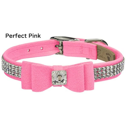 スーザンランシー  Susan Lanci DESIGNS Big Bow 3 Row Giltmore Collar 受注生産【小型犬 犬用 ハーネス セレブ】