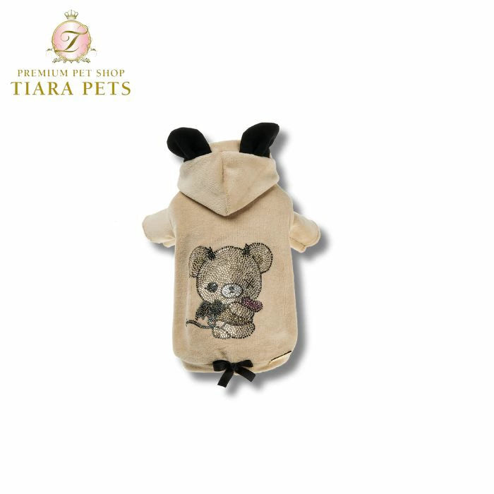 TEO I'm cool フード付き犬服 クマデザイン TEO I'm cool フード付き犬服 クマデザイン