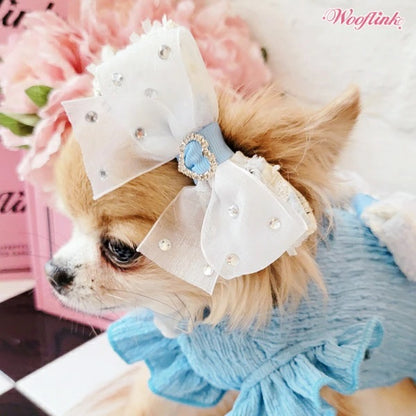 ウーフリンク WOOFLINK PRING MOMENTS HAIRBOW【小型犬 アクセサリー バレッタ ヘアピン ヘアーアクセサリー】