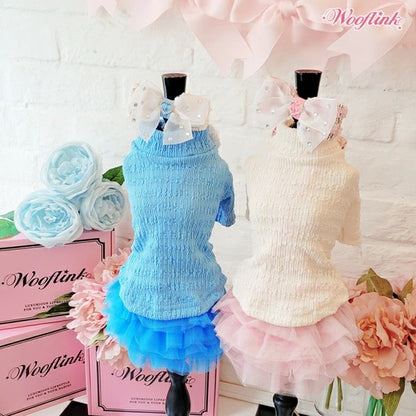 ウーフリンク WOOFLINK SPRING MOMENTS TURTLENECK【小型犬 犬服 ウエア トップス カットソー Tシャツ セレブ】