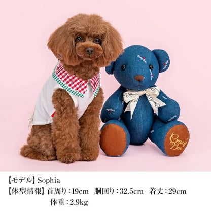 クレイジーブー CRAZYBOO デニムベアぬいぐるみ【犬用 小型犬 ぬいぐるみ セレブ】